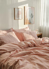 Limited Edition Bespoke Blush Pink: 100% Pure Linen Bed Sheet Set